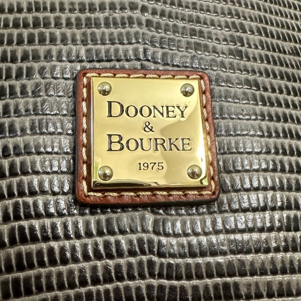 Dooney & Bourke Embossed Leather Hobo Bag - Picture 2 of 6
